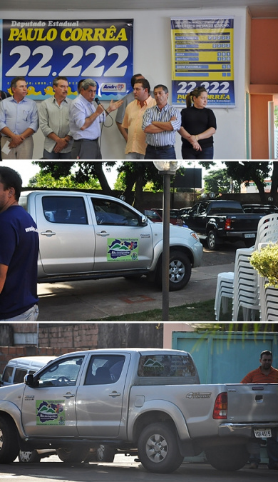 TRE-MS diz que não houve irregularidade em almoço de Paulo Corrêa com prefeitos do interior No diaforam fotografados veículos oficiais como o de Alcinópolis, cujo prefeito é do PR.