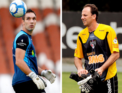 Fernando Prass e Rogério Ceni: os homens de ferro do Brasileirão 2010