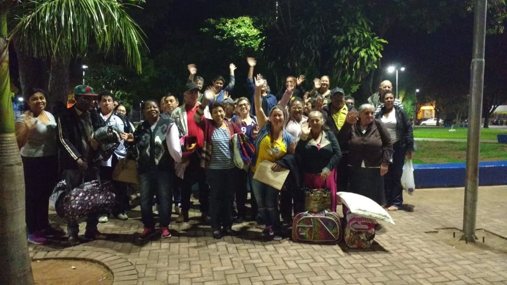 Pacientes de Amambai recebem atendimento oftalmológico na Caravana da Saúde Os pacientes recebem da prefeitura transporte, alimentação e hospedagem para a realização do atendimento / Foto: Decom