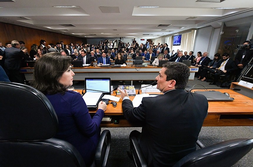 Senadores querem acesso às mensagens trocadas por Moro e Dallagnol Foto: Geraldo Magela/Agência Senado