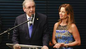 Eduardo Cunha e sua mulher, a jornalista Cláudia CruzMarcos Oliveira