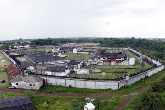 Foto aérea do Complexo Penitenciário de Santa Izabel / Foto:Thiago Gomes/Ascom Susipe