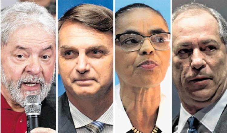 Lula tem 33%, Bolsonaro, 15%, Marina, 7%, e Ciro, 4%, aponta pesquisa Ibope Lula tem 33%, Bolsonaro, 15%, Marina, 7%, e Ciro, 4%, aponta pesquisa Ibope
