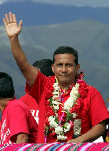 Presidente eleito do Peru, Ollanta Humala