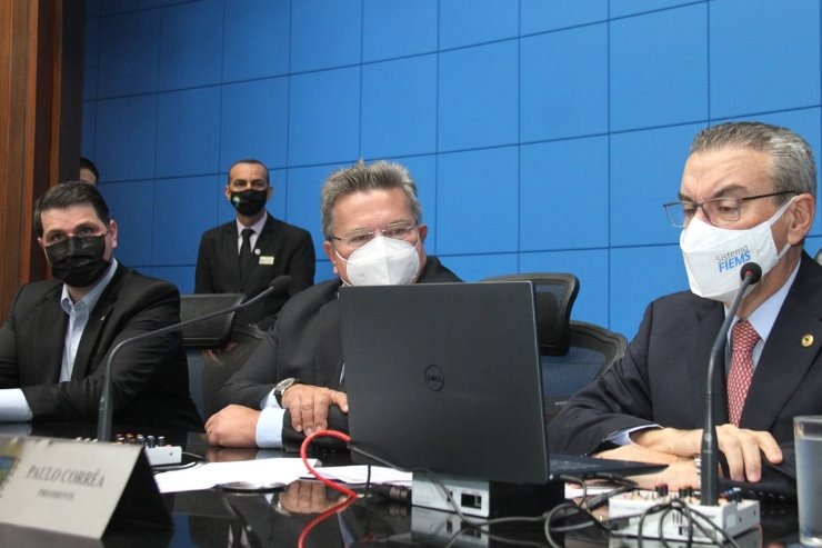 ALESP e Governo de SP elogiam ação da ALEMS para retomada da economia Fonte: Wagner Guimarães/ALEMS.