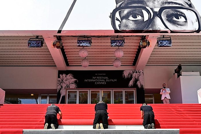 Festival de Cannes volta a ser presencial Fonte: John MacDougall/AFP