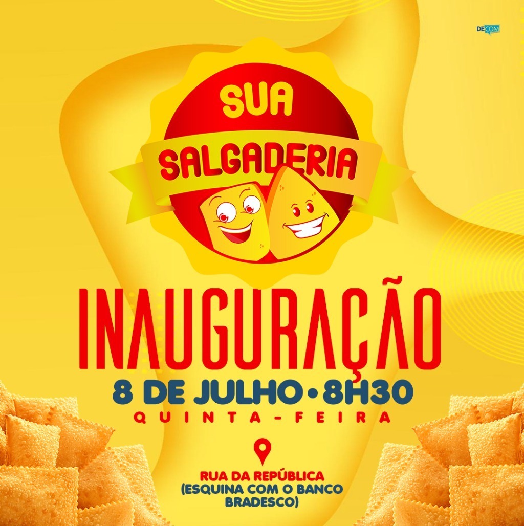 Empresa Sua Salgaderia inaugura nessa quinta-feira em Amambai Fonte: DECOM
