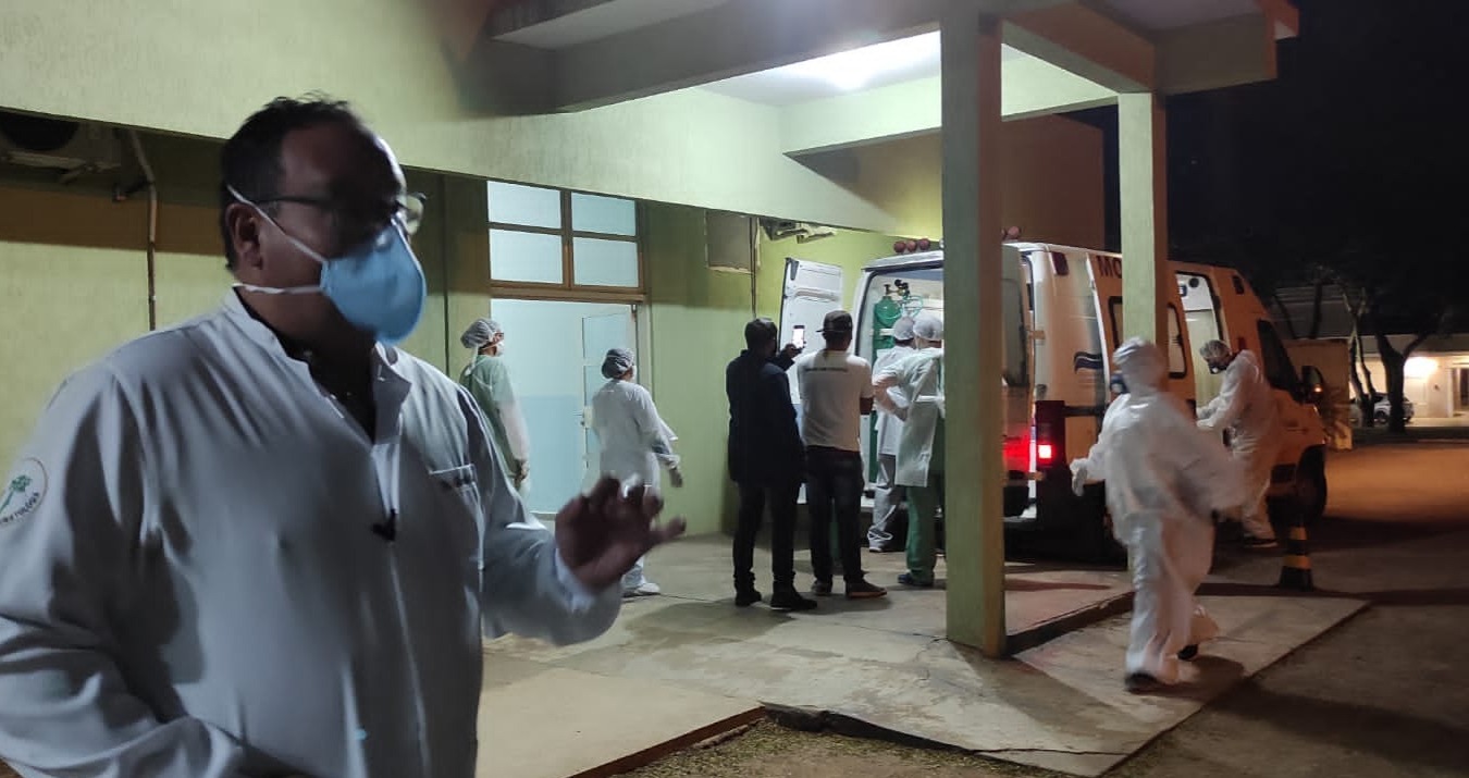 A paciente veio  apresentando dificuldade respiratória devido às complicações da Covid-19 / Foto: Decom