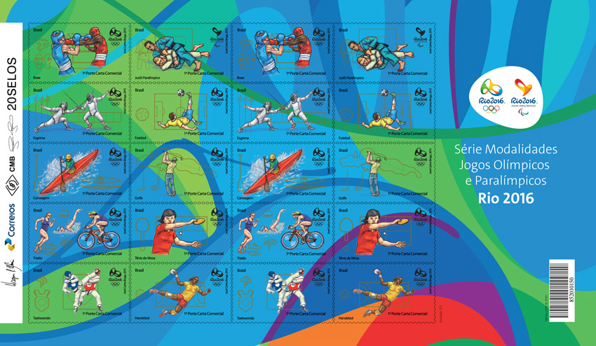 Correios oferece selo personalizado dos Jogos Rio 2016 Correios oferece selo personalizado dos Jogos Rio 2016