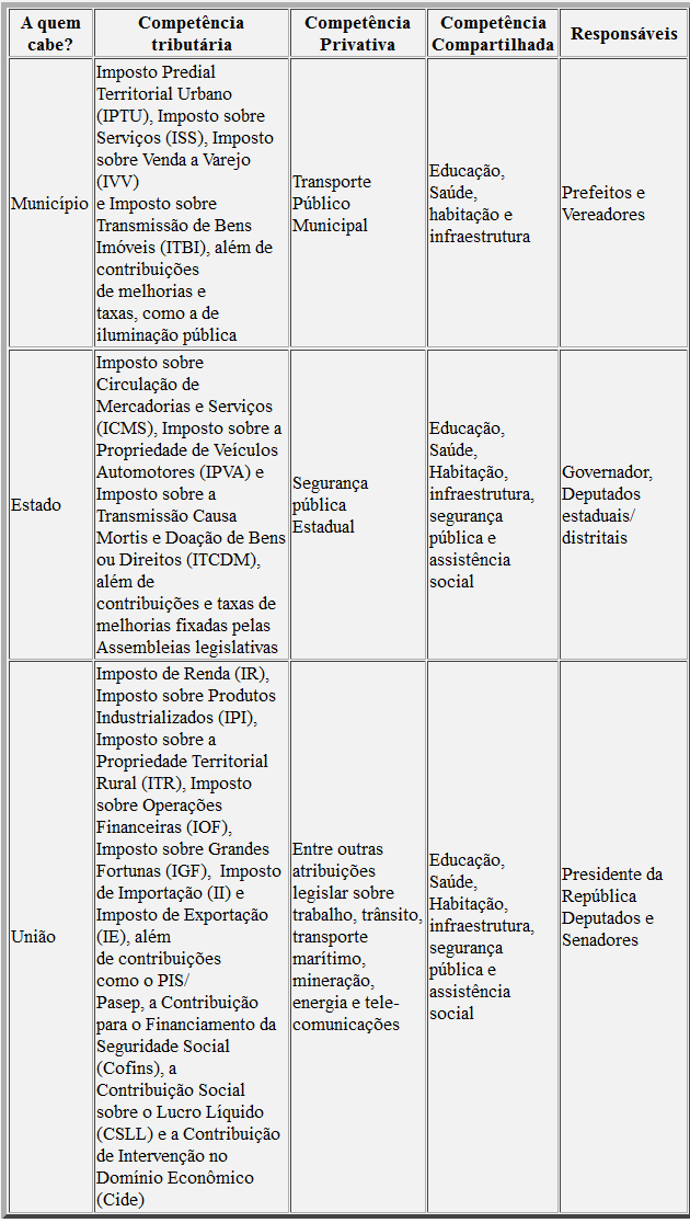 Saiba em que temas seus candidatos podem atuar depois de eleitos
