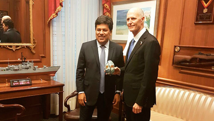 Difusão da língua portuguesa é tema de encontro do MEC com governo da Flórida Foto: Divulgação