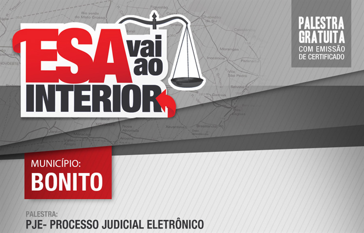 Palestra sobre Processo Eletrônico acontece em Bonito Palestra sobre Processo Eletrônico acontece em Bonito