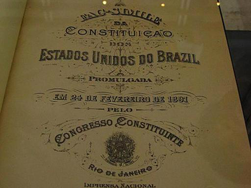 24 de Fevereiro - Dia da Promulgação da Primeira Constituição (1891) 24 de Fevereiro - Dia da Promulgação da Primeira Constituição (1891)