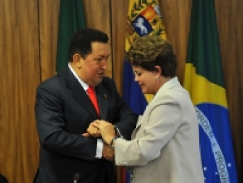 Presidentes Dilma e Chaves, em Brasilia