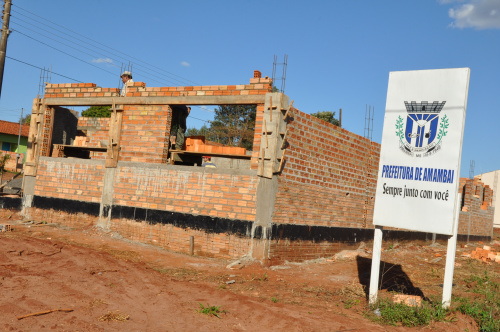 Posto da Vila São Luiz está em construção Posto da Vila São Luiz deverá ser entregue em até três meses.
