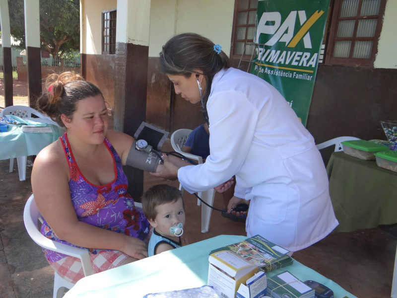Durante toda a ação serão realizados testes de glicemia, aferição de pressão apresentação dos planos da Pax Primavera. / Foto: Moreira Produções