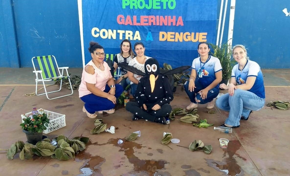 A ação da equipe da Unidade de Saúde Rural, orientada pela enfermeira, Aline Paula Klein Coelho, em conjunto com a EM Marlene Vilarinho de Albuquerque / Foto: Decom