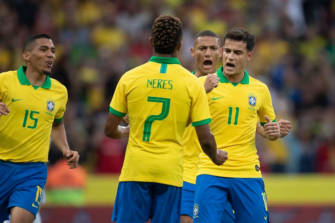 Brasil pega o Paraguai nas quartas de final da Copa América Foto: Lucas Figueiredo/CBF