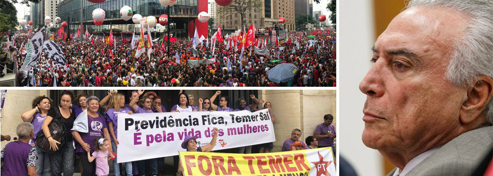 CUT: greve geral de 28 de abril será passo decisivo para derrotar Temer Foto: Divulgação
