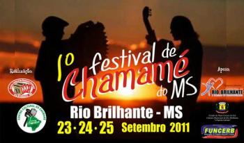 1º Festival de Chamamé do Mato Grosso do Sul em Rio Brilhante