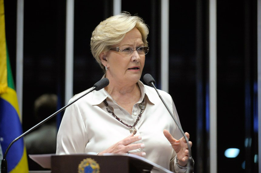 Senadora Ana Amélia diz que ida de Dilma ao Senado legitima que não há golpe Jefferson Rudy/Agência Senado