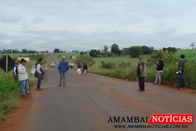 A rodovia MS-386, que corta a aldeia Amambai é um dos locais onde o vereador Ismael quer que sejam realizados serviços de limpeza e manutenção na rede elétrica 