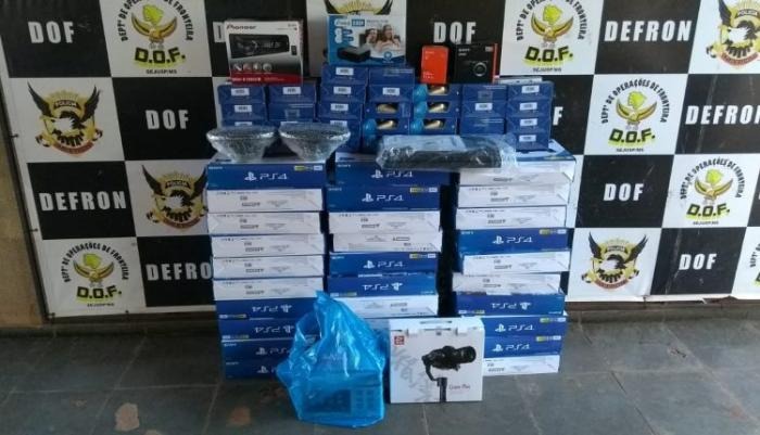 Soldado da PM é preso após envolvimento com contrabando de eletrônicos Foto; Divulgação