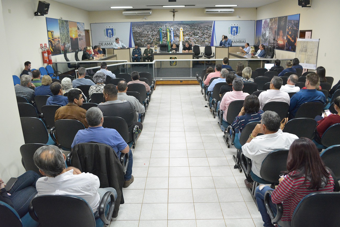 Realizada em Amambai audiência pública sobre Erva Mate A audiência ocorreu no plenário Lourino Jesus de Albuquerque da Câmara de Vereadores / Foto: Assessoria legislativo