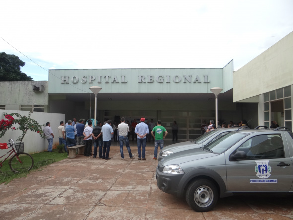Vereador Ilzo reivindica reforma do Hospital Regional de Amambai O vereador quer destinação de recursos para reformar as instalações do prédio / Foto: Moreira Produções