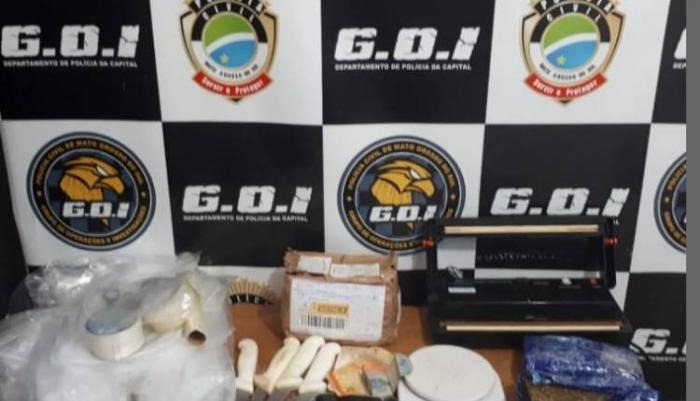 Polícia prende dupla que enviava drogas via Sedex para todo o País