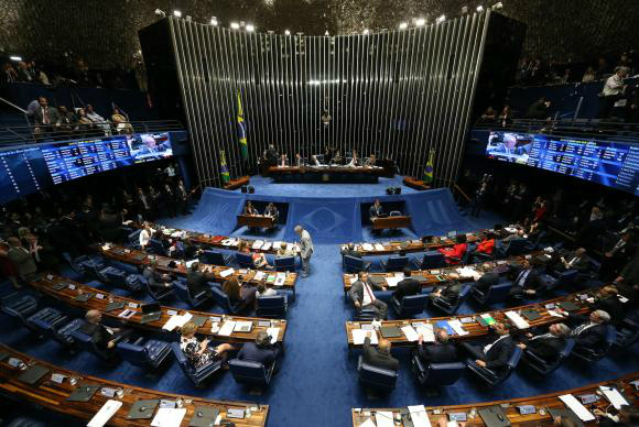 Senado retoma julgamento de Dilma com debates entre defesa e acusação Brasília - A previsão é de que a fase de debates entre acusação e defesa dure cerca de nove horasFabio Rodrigues Pozzebom/Agência Brasil