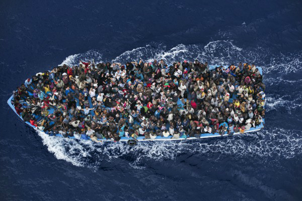 Itália resgata número recorde de imigrantes em um dia Foto: Divulgação