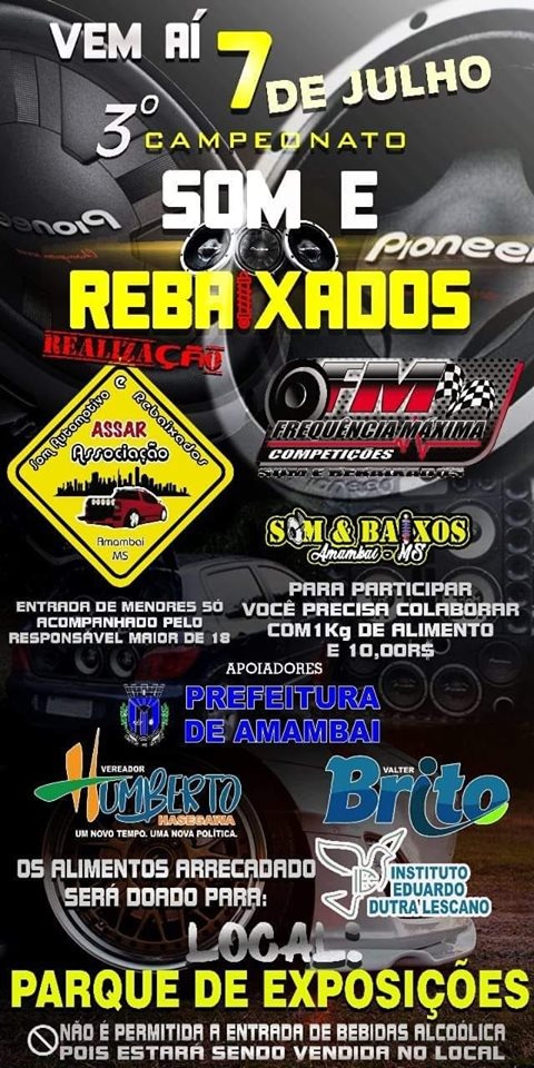 Agenda de eventos para Amambai e região Agenda de eventos para Amambai e região