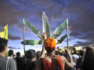 Brasília recebe primeira marcha da maconha após liberação do STF Brasília recebe primeira marcha da maconha após liberação do STF