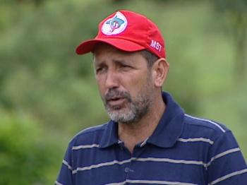 O dissidente do MST, José Rainha Júnior, preso em junho, acusado de desvio de verbas públicas federais destinadas a assentamentos da reforma agrária na região do Pontal do Paranapanema, no interior de São Paulo.