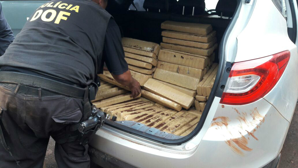 Veículo: iX35 com placa falsa PYJ-0163 de Lagoa Dourada, MGFoto: Divulgação 