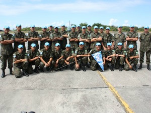 Pelotão da Aeronáutica embarca para integrar Missão de Paz no Haiti