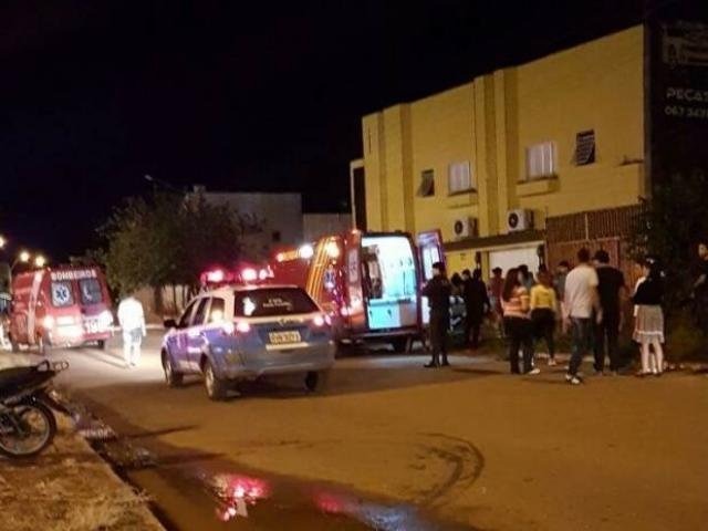 Casa noturna onde policiais trocaram tiros semana passada, em Ponta Porã (Foto: Direto das Ruas)