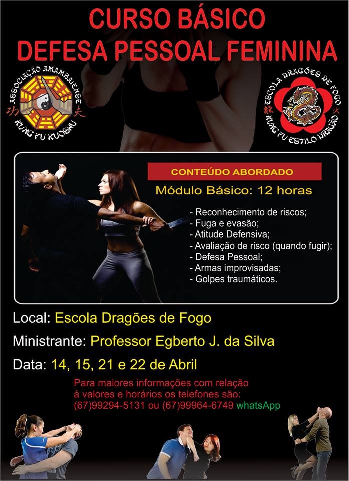Em Amambai, escola Dragões de Fogo promove curso de defesa pessoal para mulheres Em Amambai, escola Dragões de Fogo promove curso de defesa pessoal para mulheres
