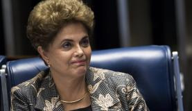 A ex-presidenta Dilma Rousseff durante sessão em que fez sua defesa no Senado / Foto: Marcelo Camargo