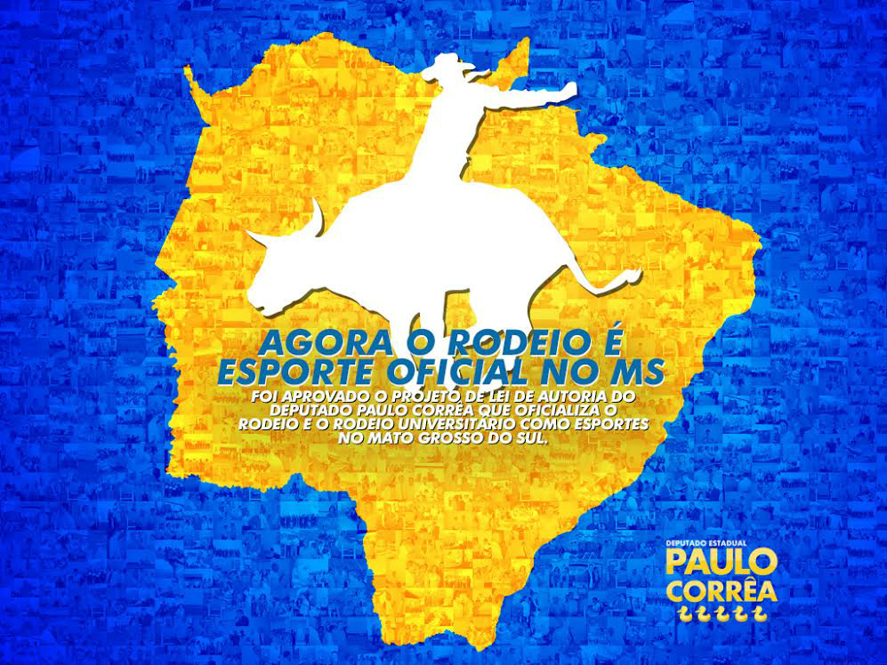 Projeto de Lei que reconhece o rodeio como esporte de MS é aprovado Projeto de Lei que reconhece o rodeio como esporte de MS é aprovado
