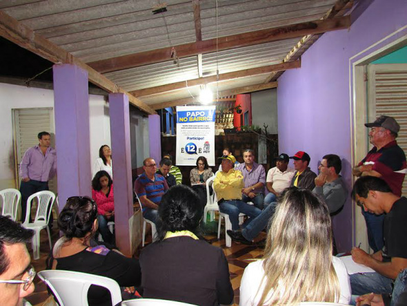 Papo no Bairro ouve moradores da vila Mangay e aldeia Amambai Projeto Papo no Bairro ouve moradores da vila MangayFoto: Assessoria