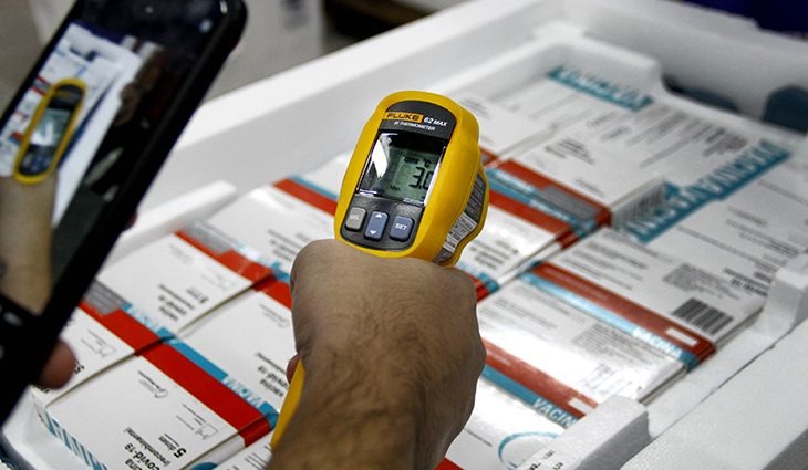 MS recebe novo lote com 41.250 doses da vacina da Astrazeneca nesta quinta (15) Foto: Reprodução