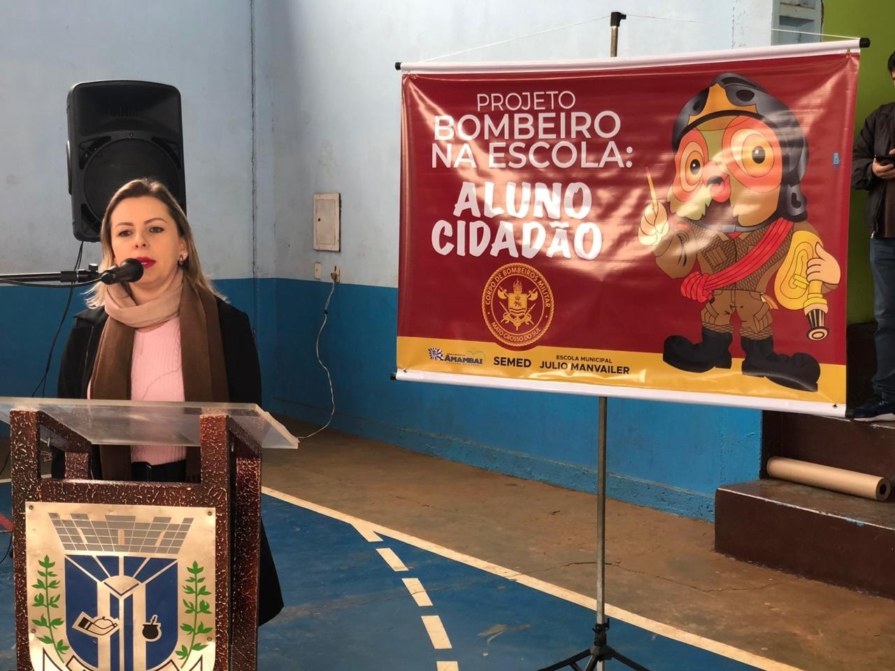 Presidenta do legislativo, vereadora Janete Córdoba