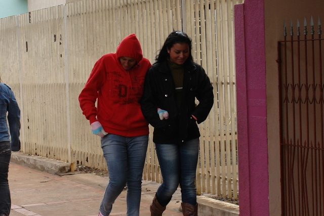 Quarta-feira de vento gelado e termômetros marcando 7° C em Amambai Foto: Moreira Produções