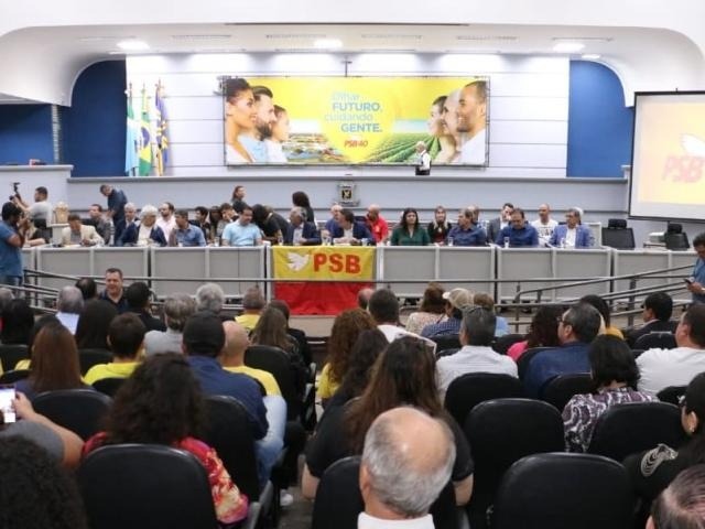 PSB deu posse à executiva em solenidade da Câmara de Vereadores. (Foto: Assessoria de imprensa)