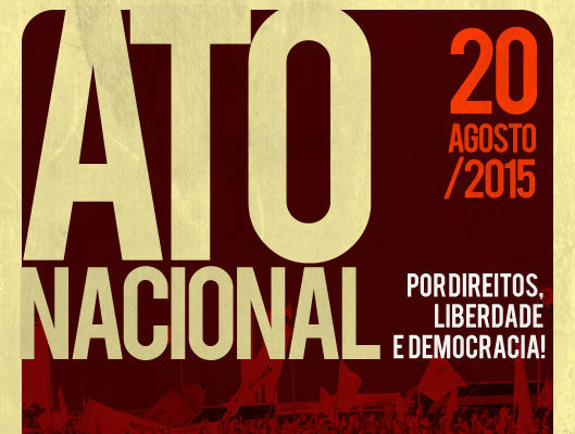 CNTE vai às ruas por direitos, liberdade e democracia em ato nacional no dia 20