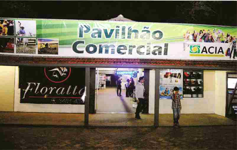 O pavilhão da Associação Comercial e Empresarial de Amambai (ACIA) vai conter 18 boxes das empresas associadas.