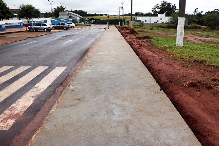 Com recursos próprios prefeitura conclui mais uma obra Foto: Decom