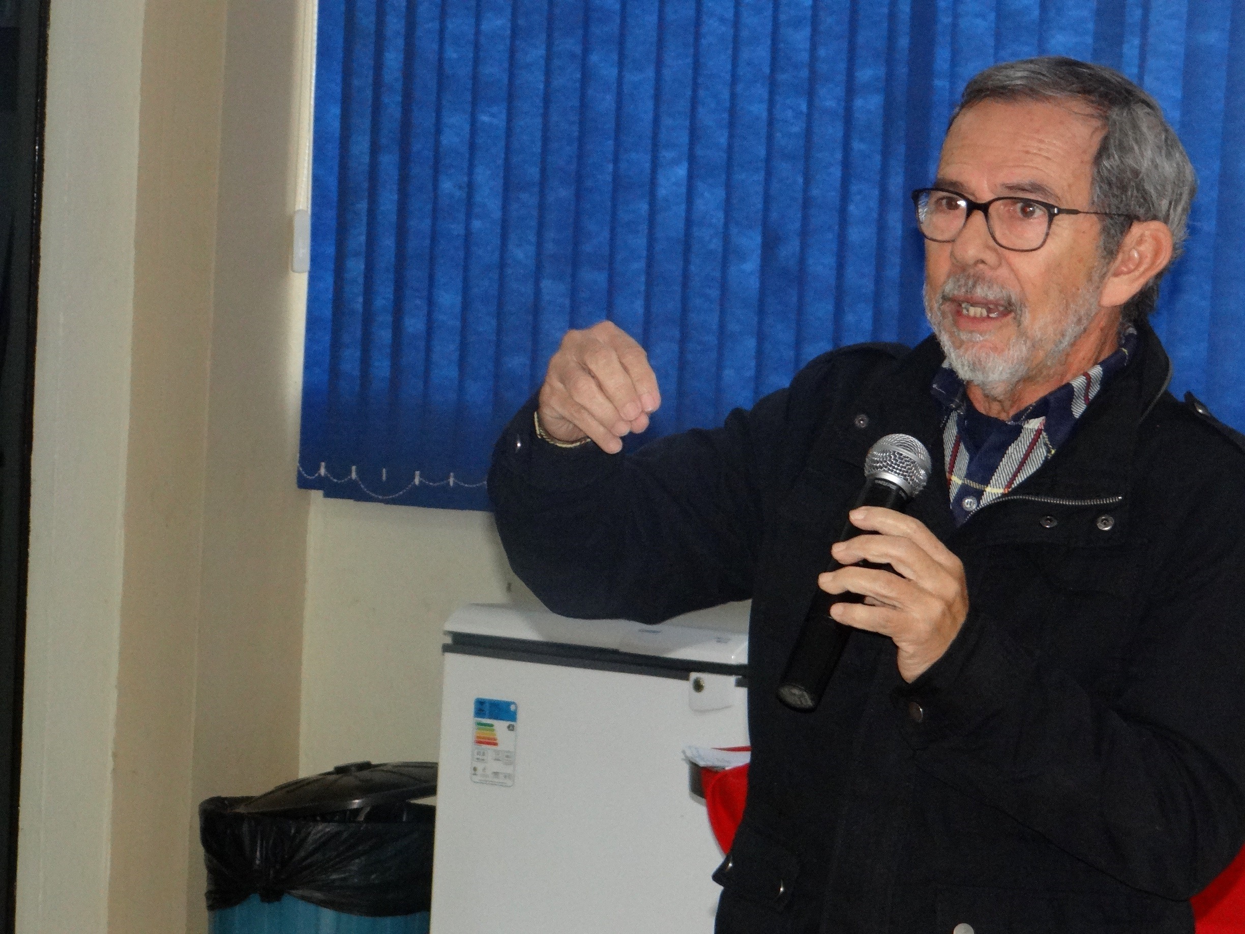 Presidente do Simted, professor Humberto Vilhalva / Foto: Moreira Produções